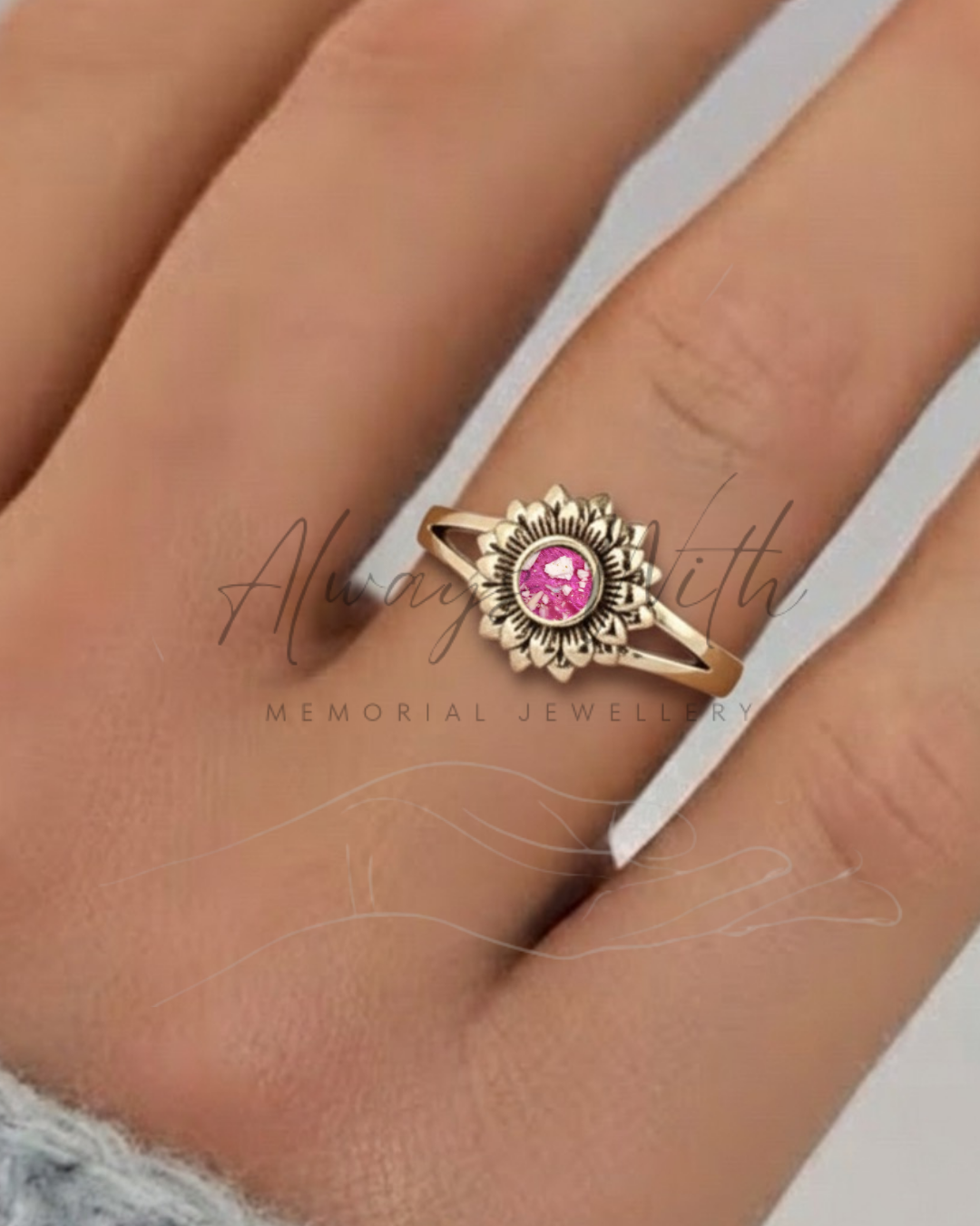 The Gold "Sunflower" Ring