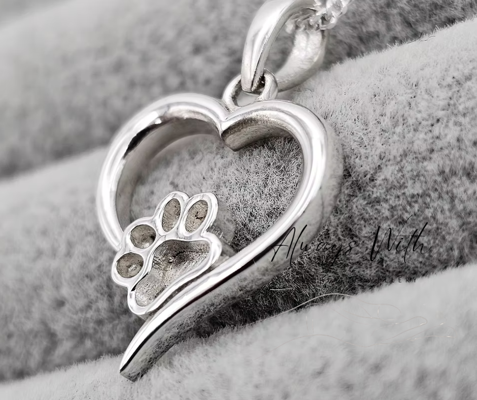 The "Paw" Heart Necklace