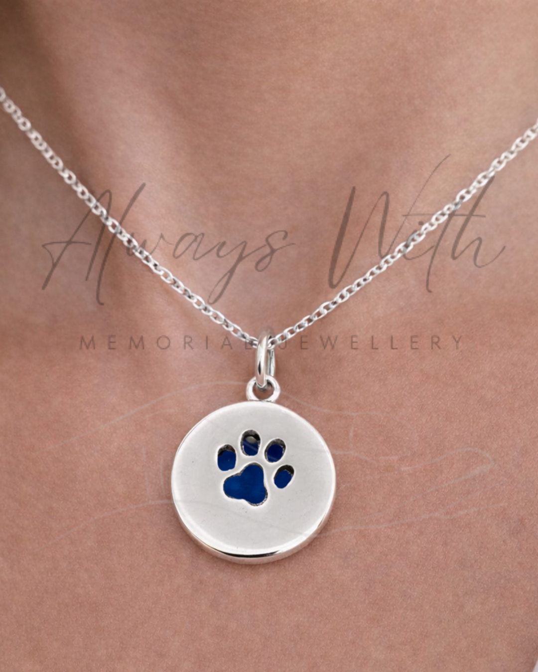 The "Paw" Disc Necklace