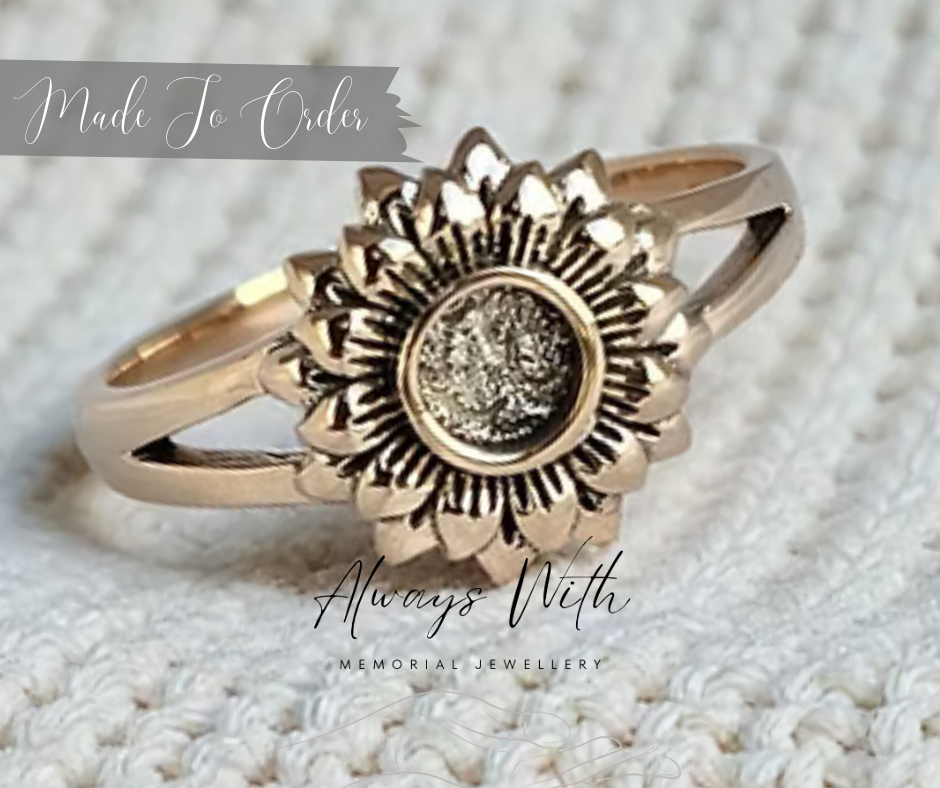 The Gold "Sunflower" Ring