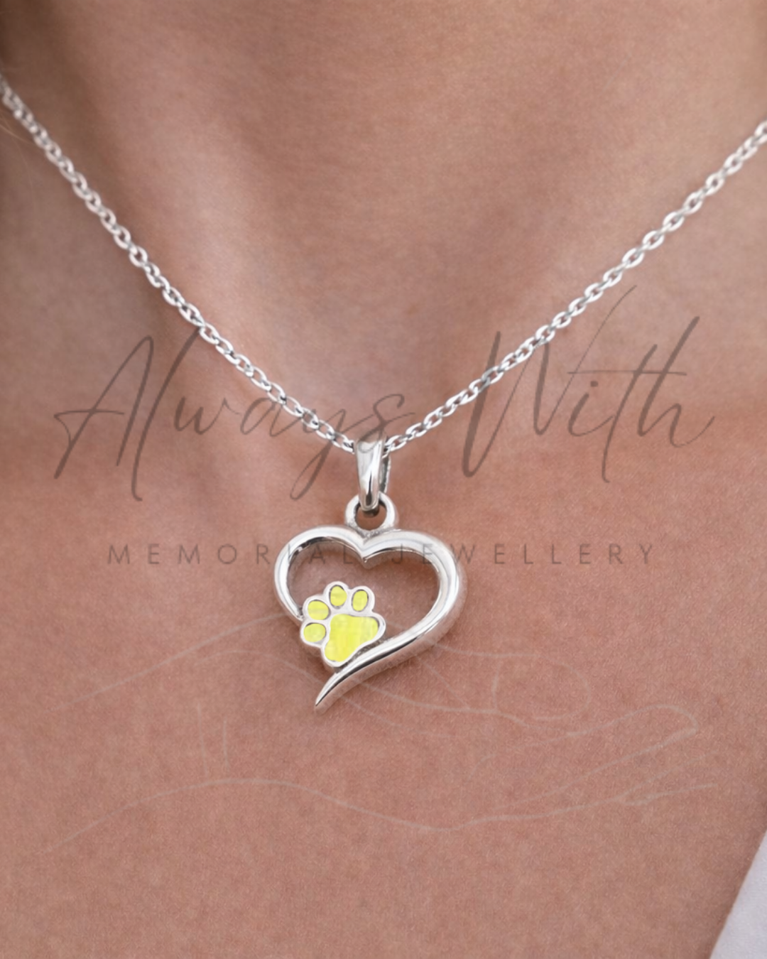 The "Paw" Heart Necklace