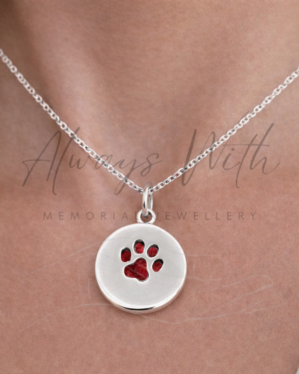 The "Paw" Disc Necklace