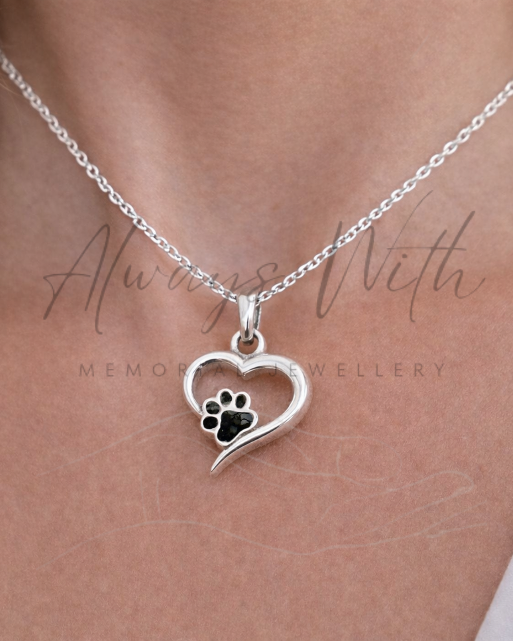 The "Paw" Heart Necklace