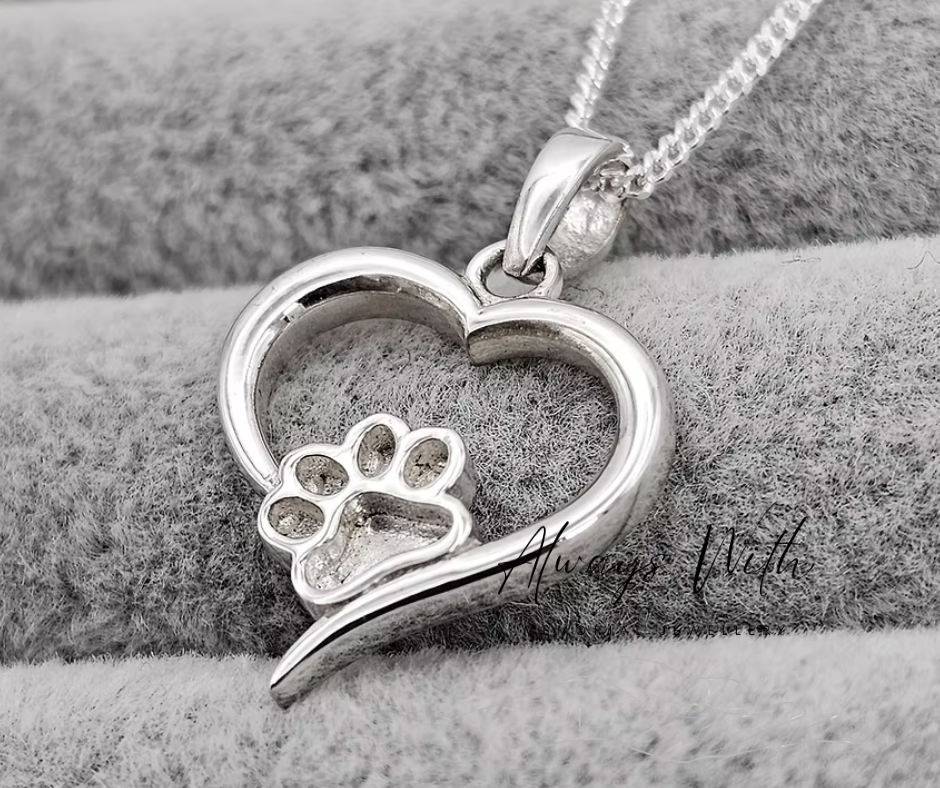 The "Paw" Heart Necklace