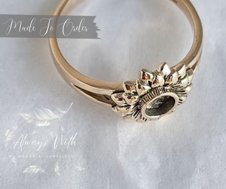 The Gold "Sunflower" Ring